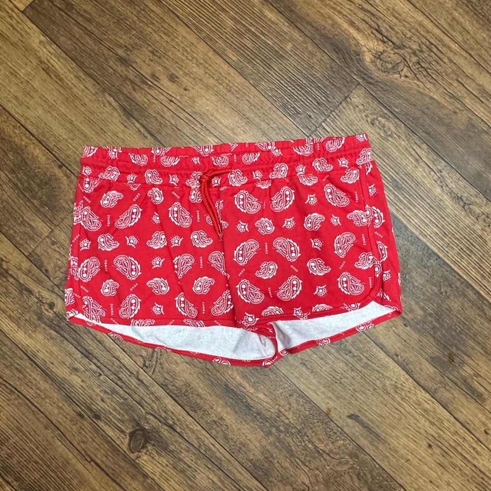 Zumba Fitness Red Athletic Shorts